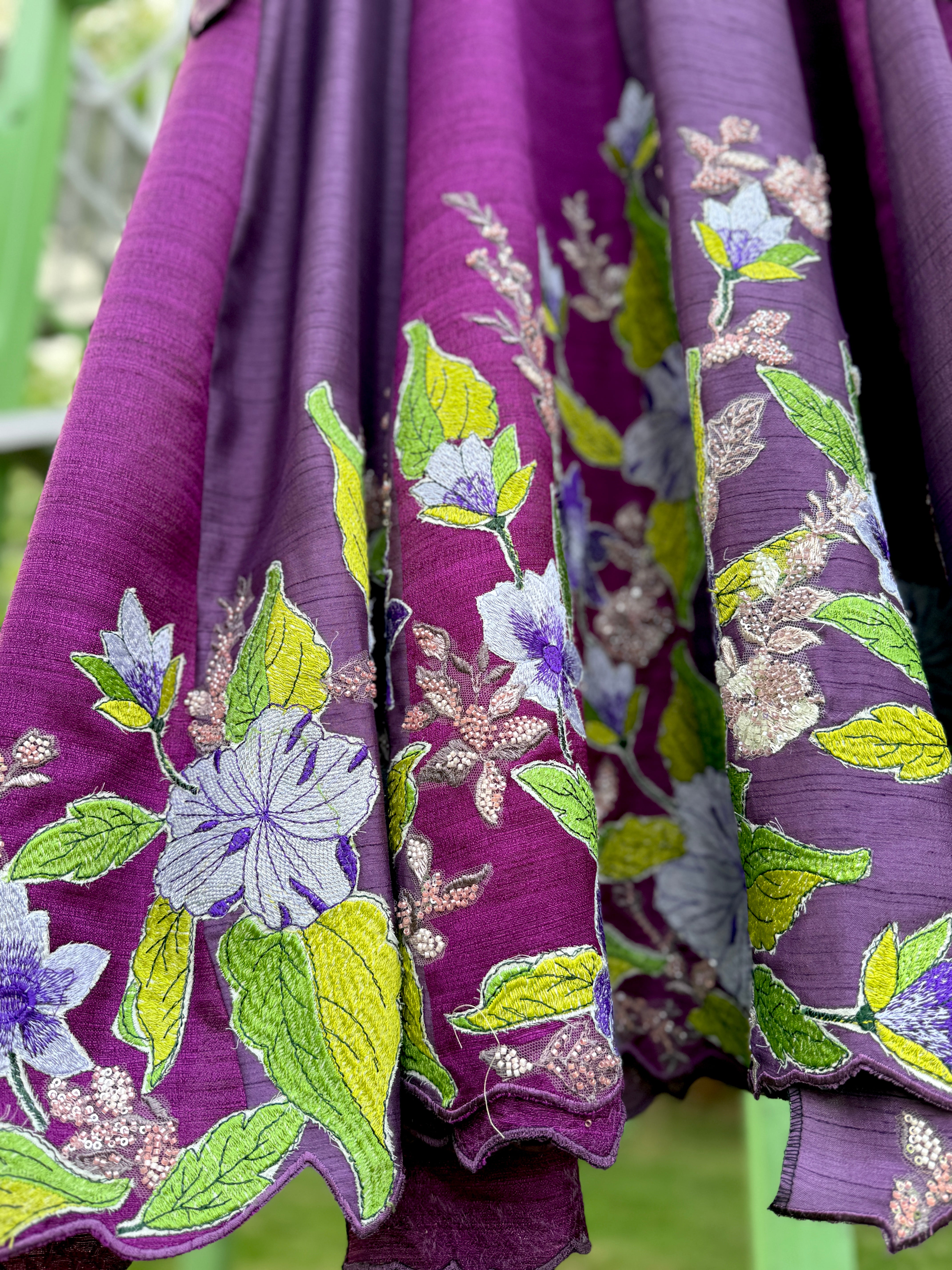 Amethyst Orchid Anarkali