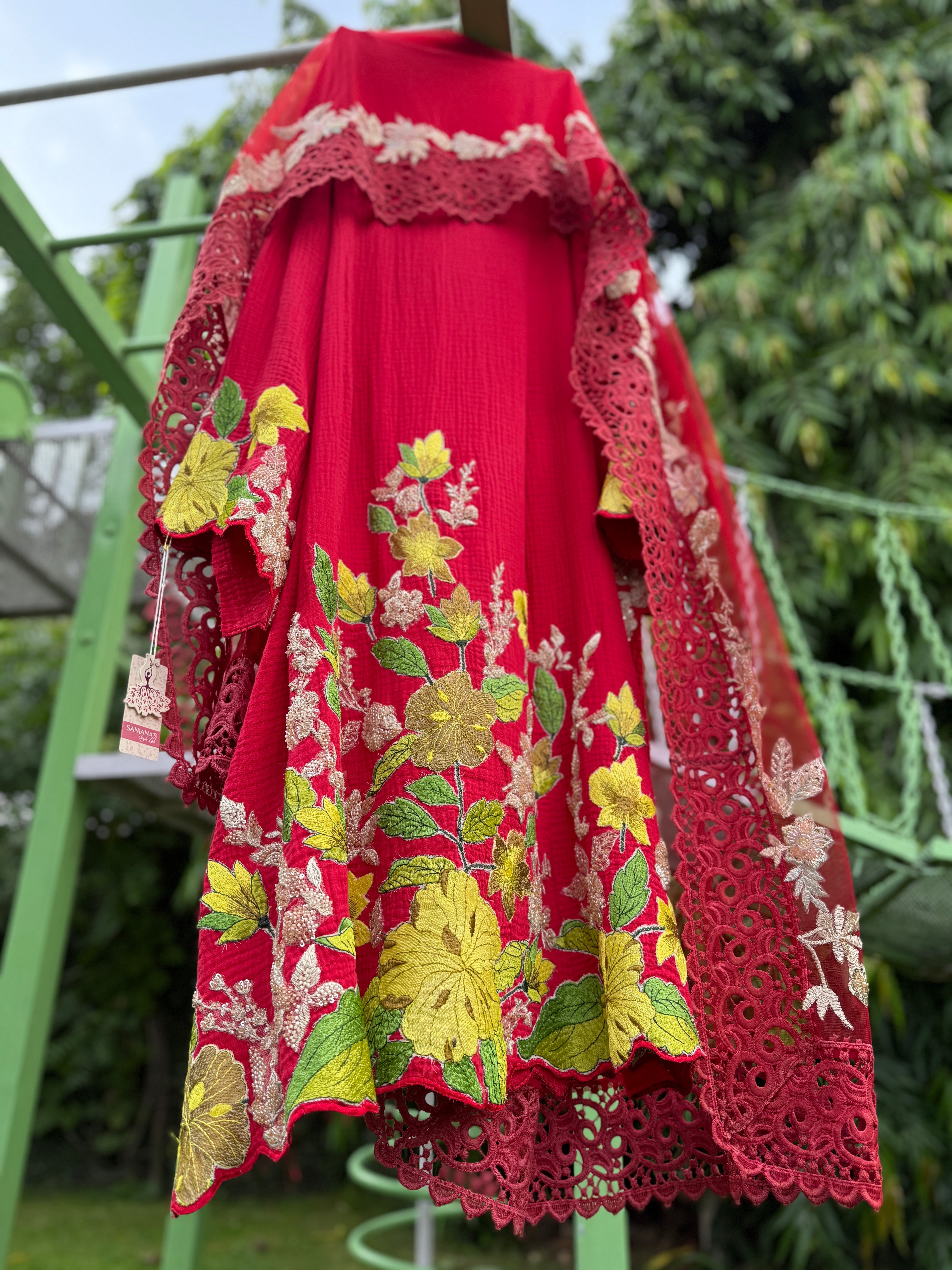 Red Yellow Cotton Crush