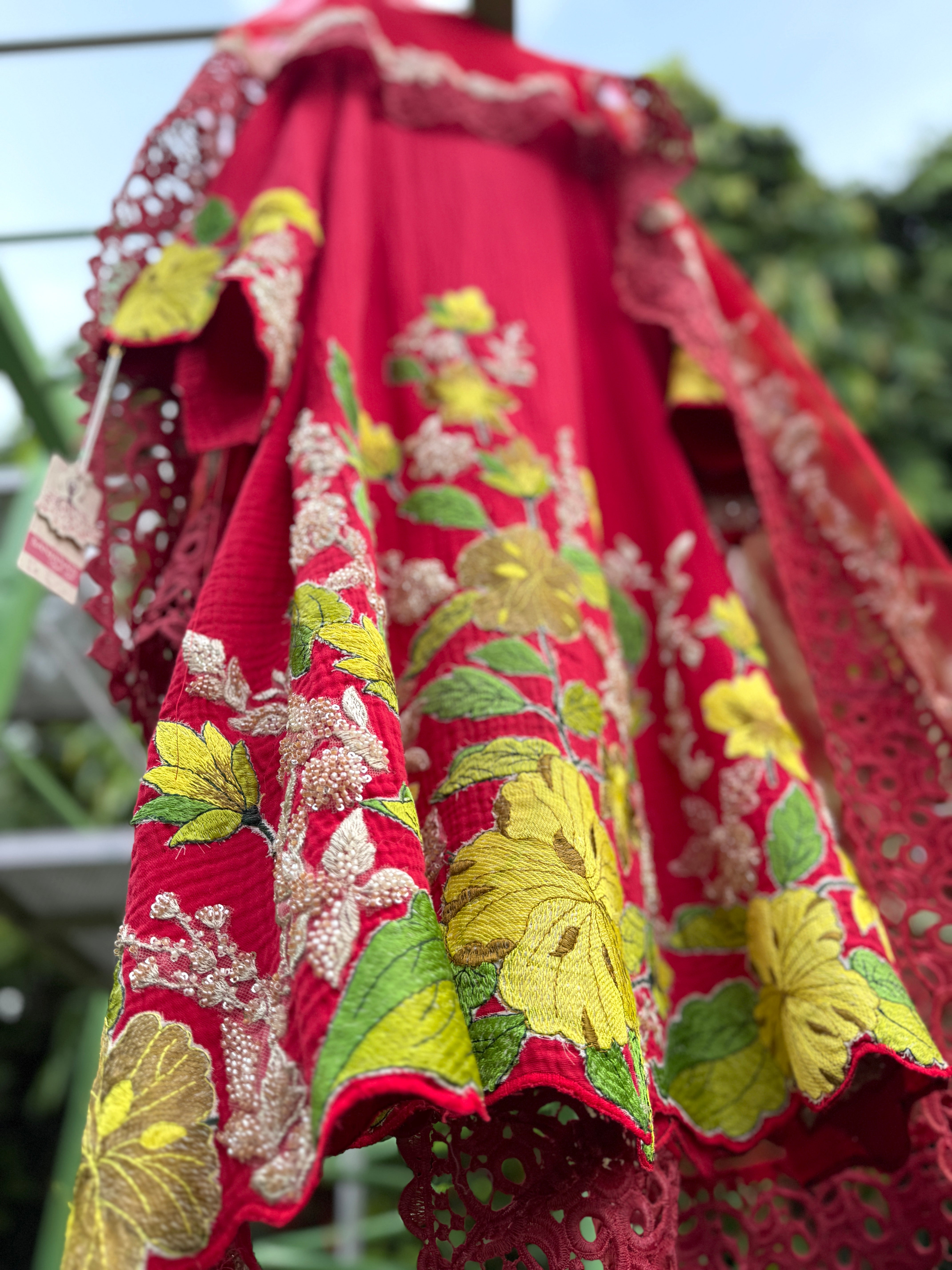Red Yellow Cotton Crush