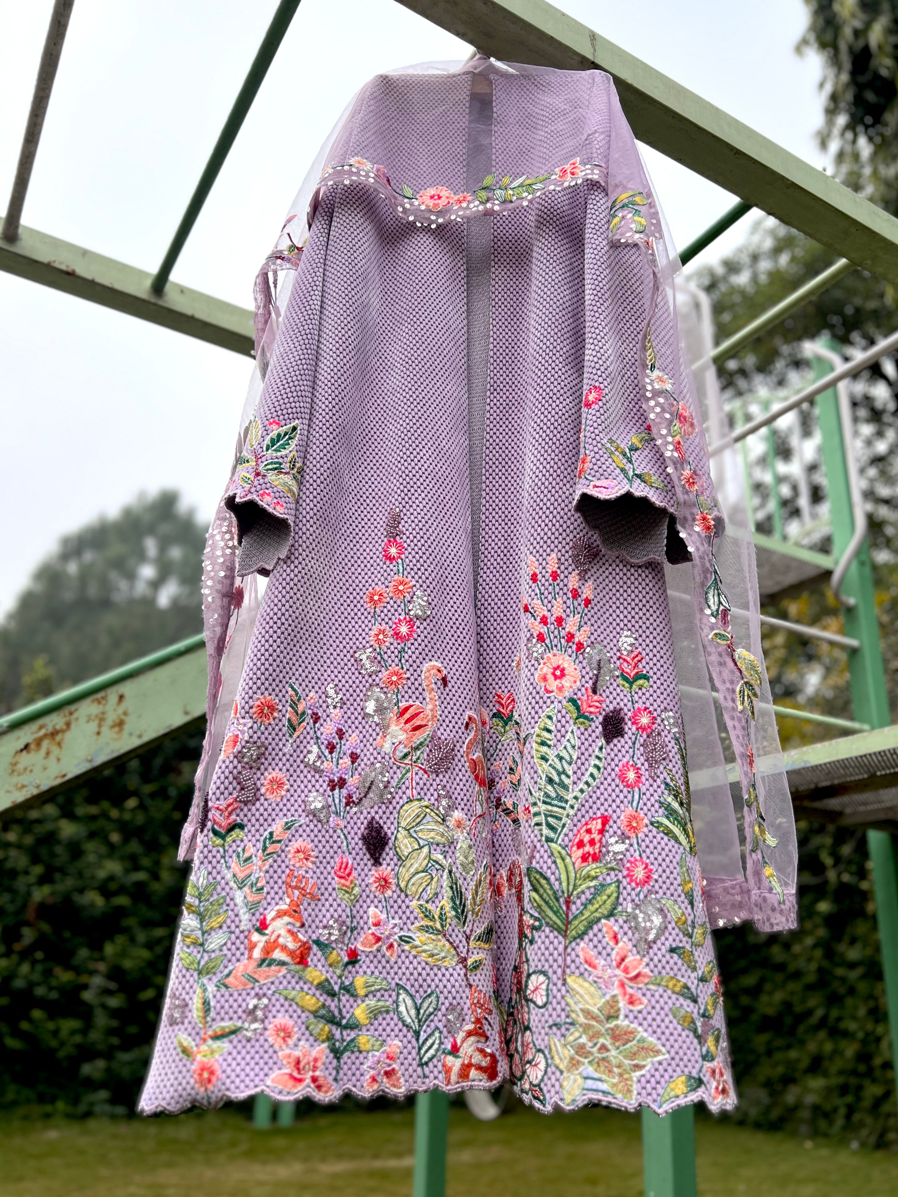 Lilac Bird Jacket